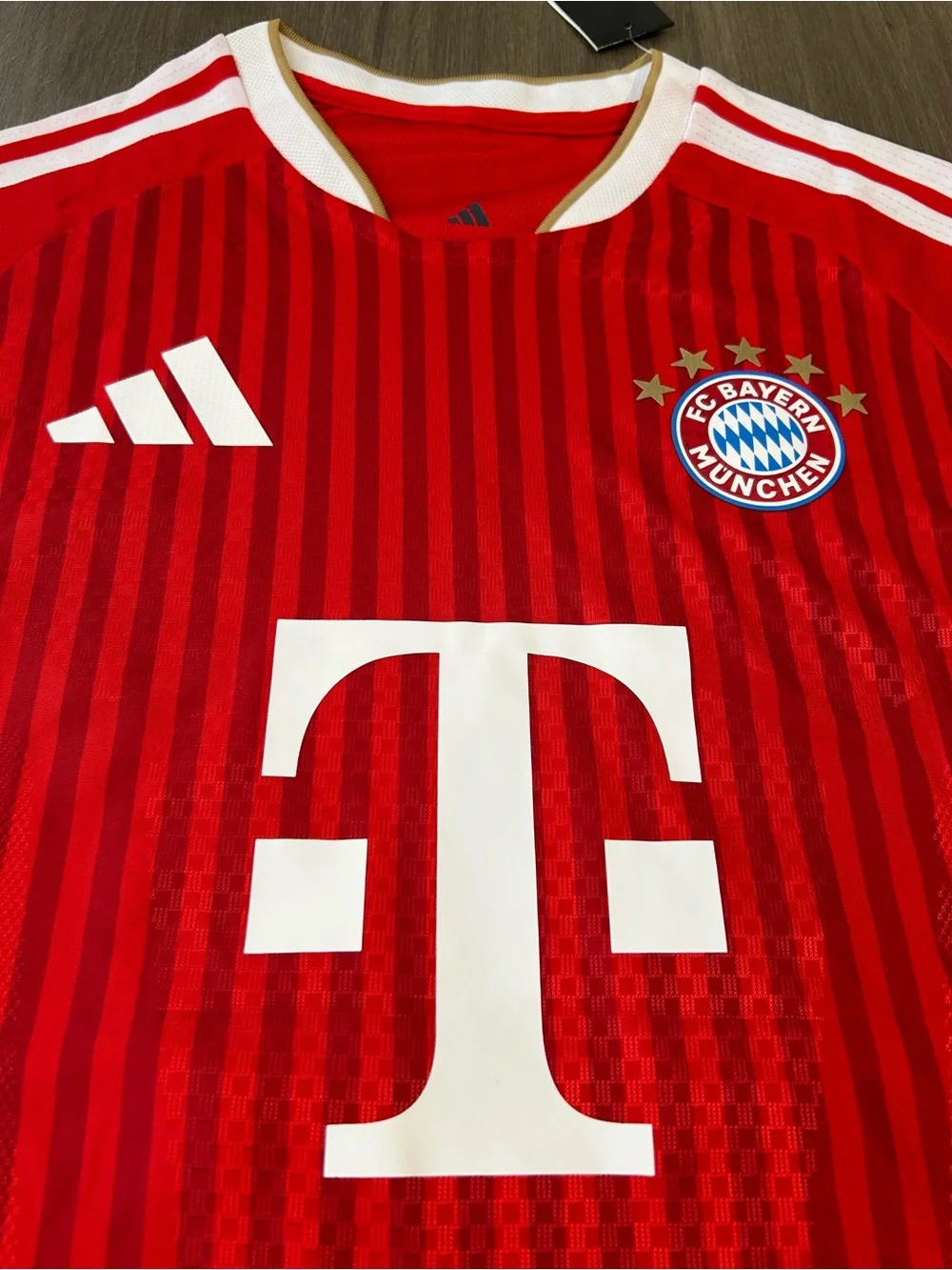 adidas FC Bayern Red #17 Olise Jersey